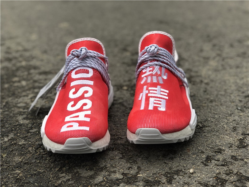 Super max Adidas NMD Human Race Pharrell China Exclusive Red(98% Authentic quality)